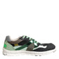 Dolce & Gabbana Multicolor Lace Up Low Top Sneakers Shoes