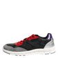 Dolce & Gabbana Multicolor Lace Up Low Top Men Sneakers Shoes