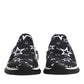 Dolce & Gabbana Black White Sorrento Low Top Sneakers Shoes