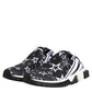 Dolce & Gabbana Black White Sorrento Low Top Sneakers Shoes