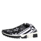 Dolce & Gabbana Black White Sorrento Low Top Sneakers Shoes