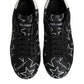 Dolce & Gabbana Black White Stars Low Top Men Sneakers Shoes