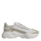 Dolce & Gabbana White Low Top Daymaster Men Sneakers  Shoes