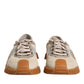 Dolce & Gabbana Multicolor Lace Up Low Top NS1 Sneakers Shoes