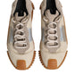 Dolce & Gabbana Multicolor Lace Up Low Top NS1 Sneakers Shoes