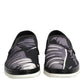 Dolce & Gabbana Black Tropical Slip On Men Sneakers Shoes