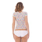 A-Style White Nylon Women T-Shirt