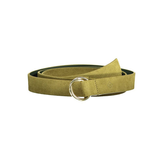 Gant Green Leather Belt Womens