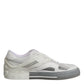 Dolce & Gabbana White Low Top DG Embossed Men Sneakers Shoes