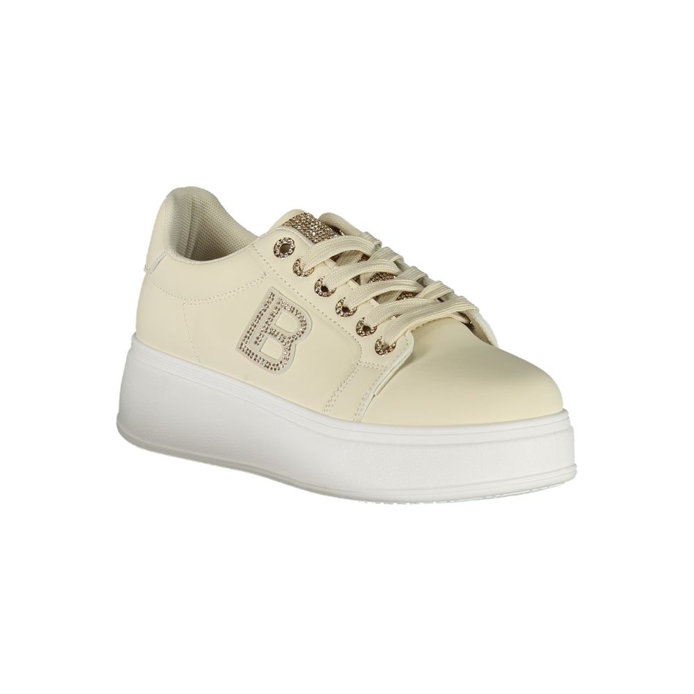 Laura Biagiotti Beige Polyester Sneaker