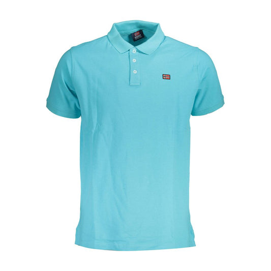 Norway 1963 Blue Cotton Polo Shirt