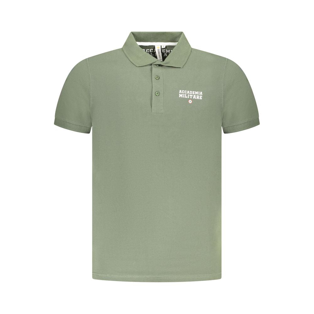 Accademia Militare Verde Cotton Men Polo Mens T-Shirt