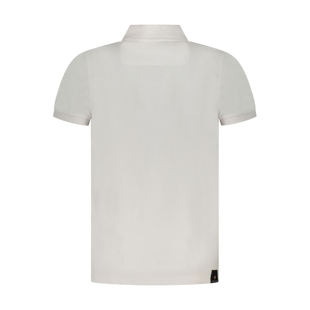 Accademia Militare White Cotton Polo Shirt Mens T-Shirt