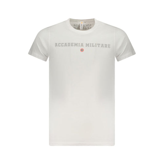 Accademia Militare Bianco Cotton Men T-Shirt Mens T-Shirt