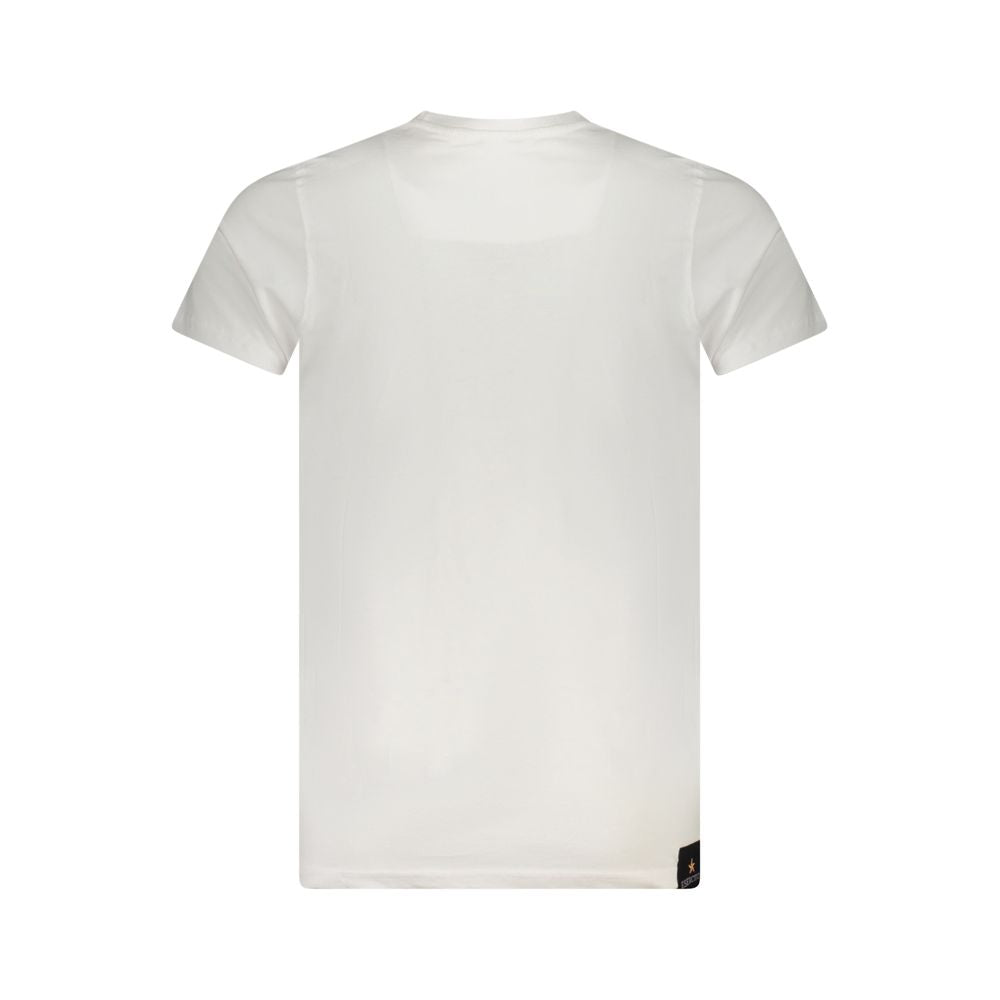 Accademia Militare Bianco Cotton Men T-Shirt Mens T-Shirt