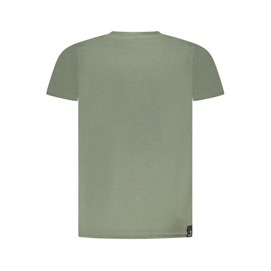 Accademia Militare Verde Cotton Men T-Shirt Mens T-Shirt