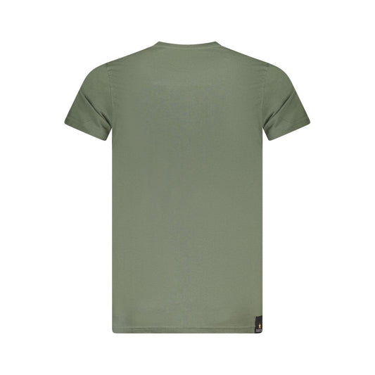 Accademia Militare Green Cotton T-Shirt Mens T-Shirt