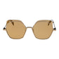 Yohji Yamamoto Gold Stainless Steel Sunglasses