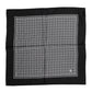 Dolce & Gabbana Black White Patterned Square Foulard Scarf