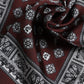 Dolce & Gabbana Bordeaux Bandana Silk Square Handkerchief Scarf