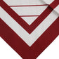 Dolce & Gabbana White Red DG Logo Square Men Foulard Scarf