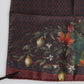 Dolce & Gabbana Brown Peacock Print Square Men Foulard Scarf
