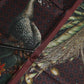 Dolce & Gabbana Brown Peacock Print Square Men Foulard Scarf