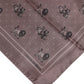 Dolce & Gabbana Brown Animal Print Square Foulard Scarf