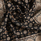 Dolce & Gabbana Black Brown Patterned Square Foulard Scarf