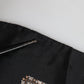 Dolce & Gabbana Black Brown Patterned Square Foulard Scarf