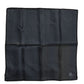 Dolce & Gabbana Blue DG Crown Silk Square Men Foulard Scarf