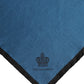 Dolce & Gabbana Blue DG Crown Silk Square Men Foulard Scarf