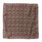 Dolce & Gabbana Brown Chili Print Silk Square Foulard Scarf