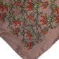 Dolce & Gabbana Brown Chili Print Silk Square Foulard Scarf