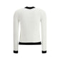 Balmain White Viscose Cardigan