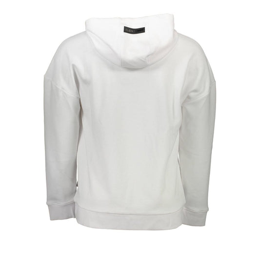 Plein Sport White Cotton Men's Hooded Sweatshirt