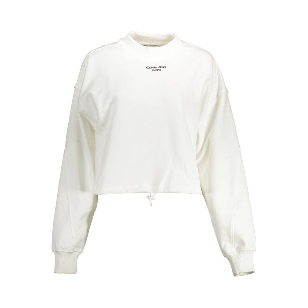 Calvin Klein White Cotton Sweatshirt