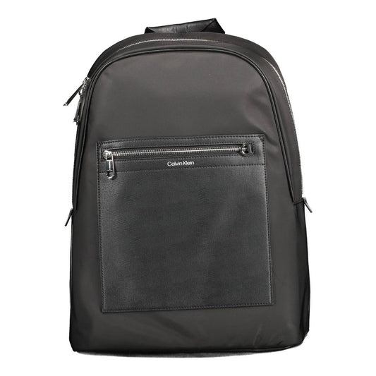 Calvin Klein Black Polyester Backpack Mens Backpack