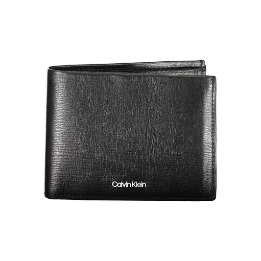 Calvin Klein Black Leather Wallet Mens Wallet