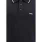 Amiri Black Cotton Polo T-Shirt Mens T-Shirt