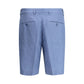 Fendi Light Blue Linen Bermuda Shorts
