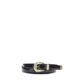 Valentino Garavani Black Calf Leather Bos Taurus Regular Belt
