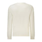 Calvin Klein White Cotton Men's Long-Sleeve T-Shirt
