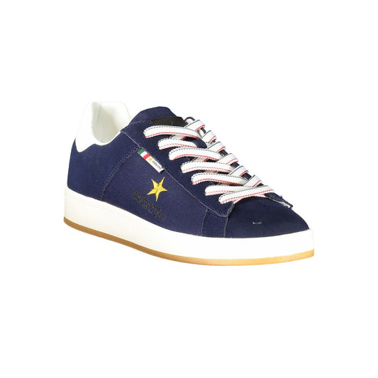 Esercito 1659 Blue Polyester Sneaker