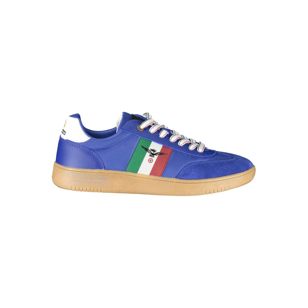Esercito 1659 Blue Polyester Sneaker