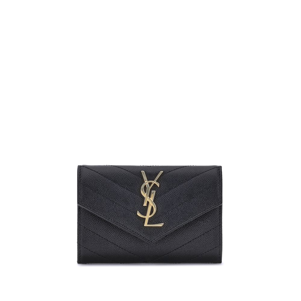 Saint Laurent Leather Wallet Mens Wallet