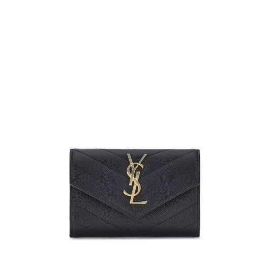 Saint Laurent Leather Wallet Mens Wallet