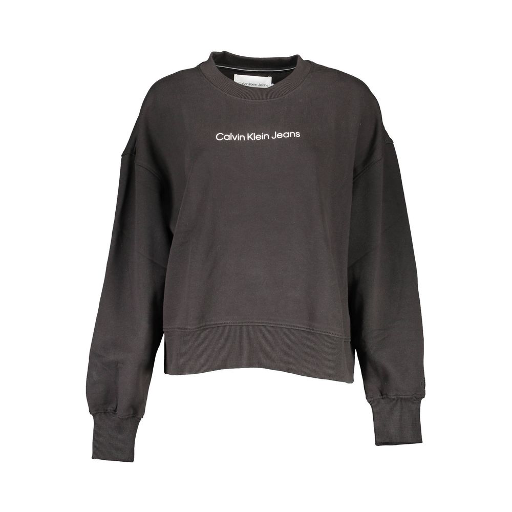 Calvin Klein Black Cotton Sweatshirt