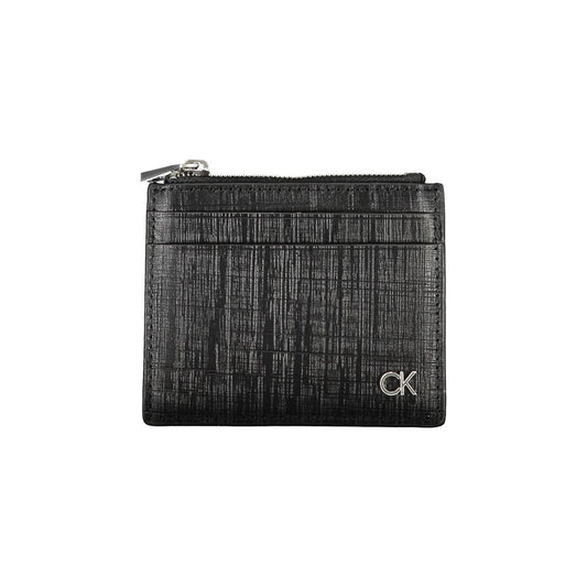 Calvin Klein Black Leather Wallet Mens Wallet