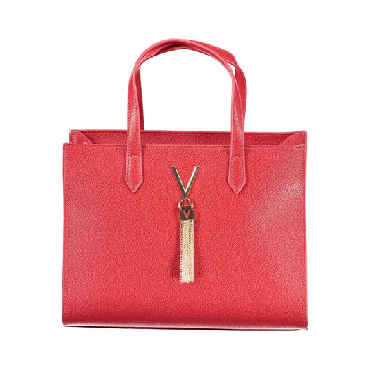 Mario Valentino Red Polyethylene Handbag